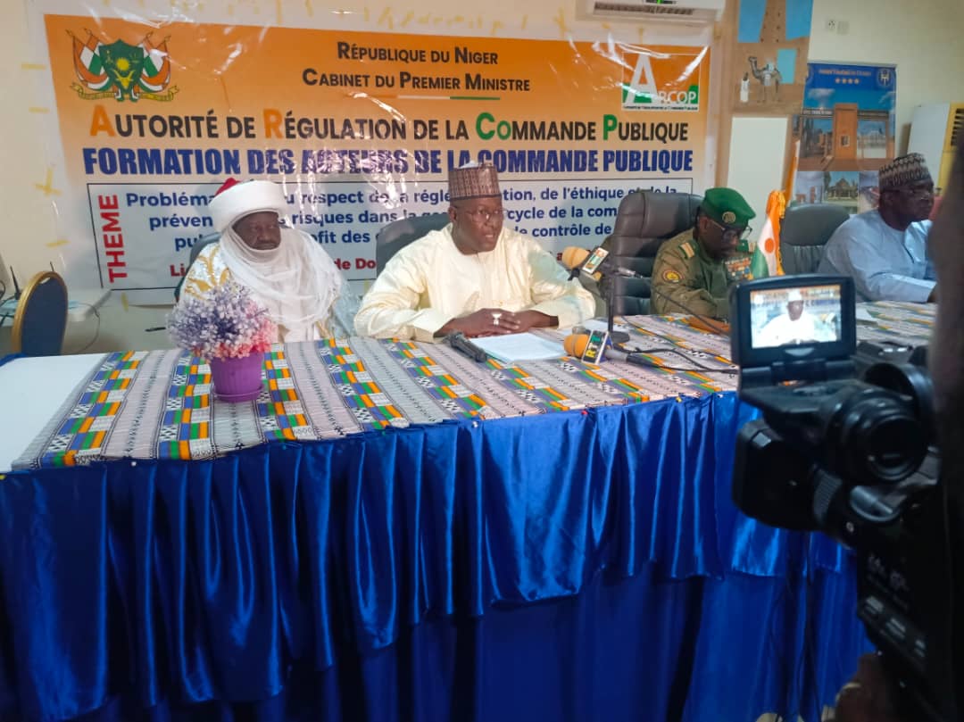Dosso, 9 Juin 2026, Ouverture Officielle de l'atelier de formation au profit des cadres des corps de contrôle de l'Etat sur le thème: Problématique du respect de la règlementation et d'étique....